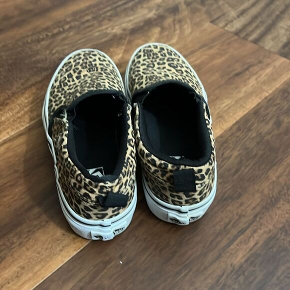 Vans Leopard slip on shoes size 1 - Picture 4 of 5